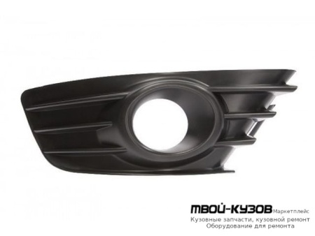 РЕШЕТКА БАМПЕРА ПЕРЕДНИЙ ПРАВАЯ СТОРОНА С ОТВЕРСТИЯМИ ПОД ПРОТИВОТУМАННЫЕ ФАРЫ (ТАЙВАНЬ) для Citroen C4 (11.2004-) PICASSO (2006-)