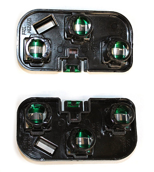 Плата заднего фонаря ВАЗ-2111 углового (без ламп) в сборе