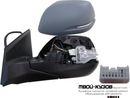 ЗЕРКАЛО ЛЕВАЯ СТОРОНА ЭЛЕКТР С ПОДОГРЕВОМ , УКАЗАТЕЛЬ ПОВОРОТА (CONVEX) (ТАЙВАНЬ) для Honda CRV (2012-)