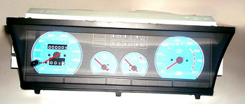 Комбинация приборов ВАЗ-21083 (Автоприбор) Комфорт (черн.фон, голуб.табло) 39.3801-02