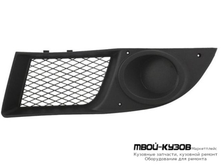 РЕШЕТКА БАМПЕРА ПЕРЕДНИЙ ЛЕВАЯ СТОРОНА БЕЗ ОТВЕРСТИЙ ПОД ПРОТИВОТУМАННЫЕ ФАРЫ (ИТАЛИЯ) для Fiat DOBLO (2006-)