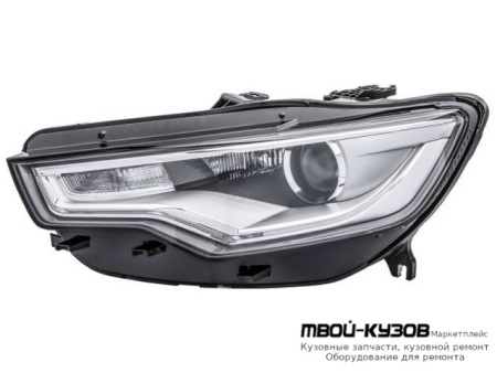 ФАРА ЛЕВАЯ СТОРОНА ЛИНЗОВАННАЯ С КОРРЕКТОР , ДИОД , (КСЕНОН) (DEPO) для Audi A6 (2011-)