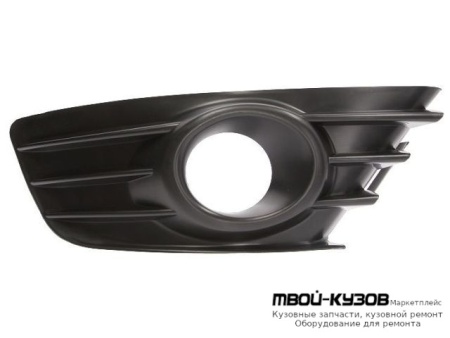 РЕШЕТКА БАМПЕРА ПЕРЕДНИЙ ПРАВАЯ СТОРОНА С ОТВЕРСТИЯМИ ПОД ПРОТИВОТУМАННЫЕ ФАРЫ (КИТАЙ) для Citroen C4 (11.2004-) PICASSO (2006-)