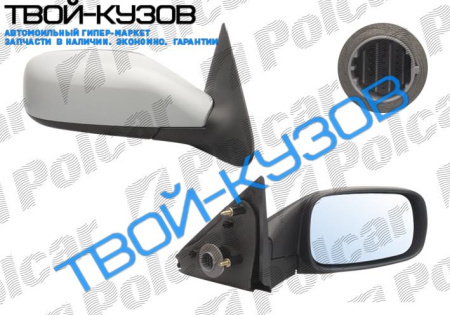 LAGUNA 01- ЗЕРКАЛО R ЭЛЕКТРИЧЕСКОЕ ПОД ПОКРАСКУ,ВЫПУКЛОЕ СТЕКЛО