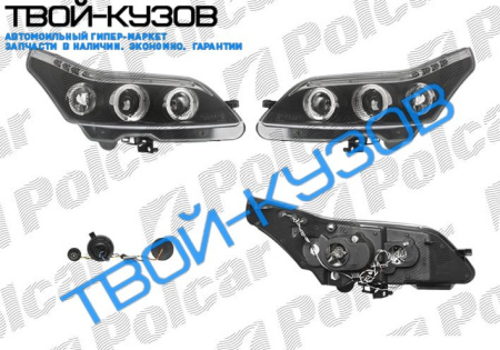 C4 05- ФАРЫ ТЮНИНГ АНГЕЛЬСКИЕ ГЛАЗКИ ЧЕРНЫЕ КОМПЛЕКТ