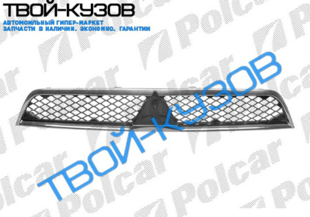 LANCER 07- РЕШЕТКА РАДИАТОРА С ХРОМ РАМКОЙ