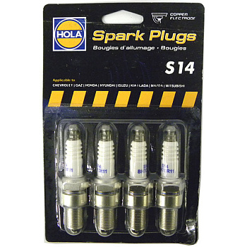 Свечи ВАЗ-2108 инж. (HOLA) S14 в блистере