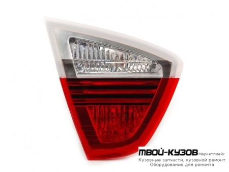 ФОНАРЬ ЗАДНИЙ ВНУТРЕН ЛЕВАЯ СТОРОНА (DEPO) КРАСНЫЙ-БЕЛ для BMW E90 СЕДАН / E91 УНИВЕРСАЛ (3 SERIES) (2004-)
