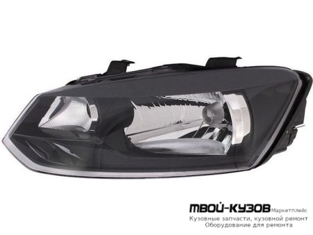 ФАРА ЛЕВАЯ СТОРОНА С КОРРЕКТОР (СЕДАН) (DEPO) для Volkswagen POLO (09.2010 - 2020)