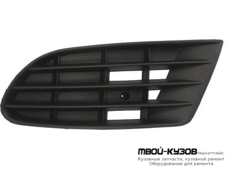РЕШЕТКА БАМПЕРА ПЕРЕДНИЙ ПРАВАЯ СТОРОНА БЕЗ ОТВЕРСТИЙ ПОД ПРОТИВОТУМАННЫЕ ФАРЫ (ТАЙВАНЬ) для Volkswagen GOLF PLUS (2004-)