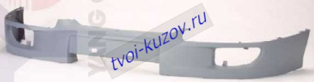 OMEGA БАМПЕР передний ВНЕШН без ОТВ П-ПРОТИВОТУМ загрунтов. (под покраску)