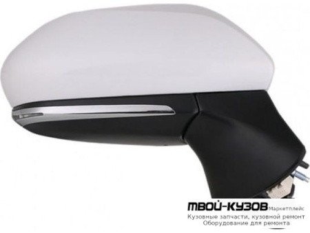 ЗЕРКАЛО ПРАВАЯ СТОРОНА ЭЛЕКТР С ПОДОГРЕВОМ , УКАЗАТЕЛЬ ПОВОРОТА , АВТОСКЛАДЫВ , СИГНАЛ СЛЕПЫХ ЗОН (CONVEX) (ТАЙВАНЬ) для Toyota CAMRY V70 (2017-)