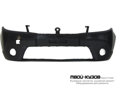 БАМПЕР ПЕРЕДНИЙ С ОТВЕРСТИЯМИ ПОД ПРОТИВОТУМАННЫЕ ФАРЫ (АРГЕНТИНА) для Renault SANDERO (2008-)