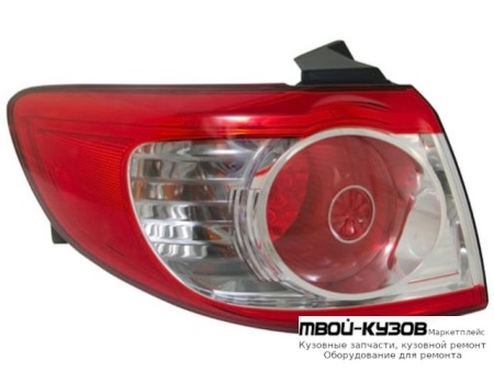 ФОНАРЬ ЗАДНИЙ ВНЕШНИЙ ЛЕВАЯ СТОРОНА (EAGLE EYES) для Hyundai SANTA FE (2006-2011)
