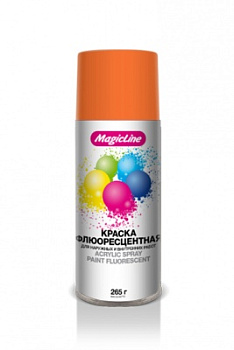 Краска оранжевая флюорисцентная (265г)