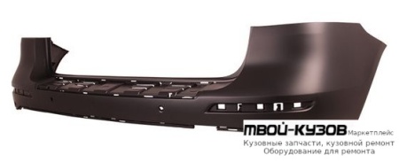 БАМПЕР ЗАДНИЙ С ОТВ ПОД ДАТЧИКИ ГРУНТ (ТАЙВАНЬ) для Mercedes W166 (ML) (2012-)