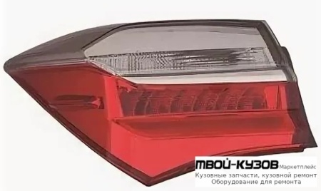 ФОНАРЬ ЗАДНИЙ ВНЕШНИЙ ЛЕВАЯ СТОРОНА ДИОД (DEPO) для Toyota COROLLA E180 (2013-)