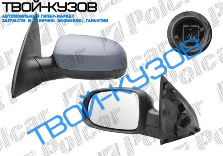 CORSA 2001- ЗЕРКАЛО ЛЕВОЕ ЭЛЕКТР+ПОДОГРЕВ ПОД ПОКРАСКУ