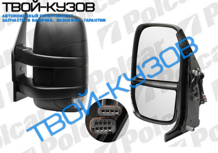 DAILY 06-ЗЕРКАЛО ПРАВОЕ ЭЛЕКТР+ОБОГРЕВ НА КОРОТК НОЖКЕ С ПОВОРОТНИКОМ