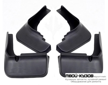 БРЫЗГОВИК ПЕРЕДНИЙ КРЫЛА ЛЕВАЯ + ПРАВАЯ (КОМПЛЕКТ) + ЗАДНИЙ (4 шт) для Toyota HIGHLANDER (2010-2013)