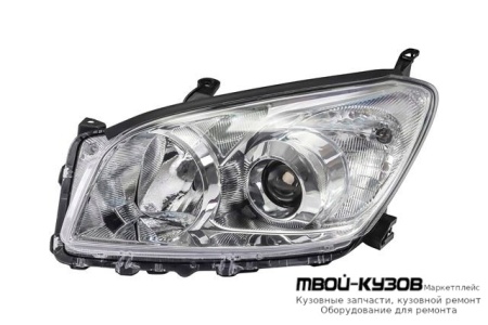 ФАРА ЛЕВАЯ СТОРОНА ПОД КОРРЕКТОР (DEPO) для Toyota RAV4 (2006-)