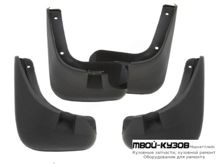 БРЫЗГОВИК ПЕРЕДНИЙ КРЫЛА ЛЕВАЯ + ПРАВАЯ (КОМПЛЕКТ) + ЗАДНИЙ (4 ШТ) (СЕДАН) (КИТАЙ) для Ravon GENTRA (2015-), Chevrolet LACETTI (2004-) / DAEWOO NUBIRA (2004-)