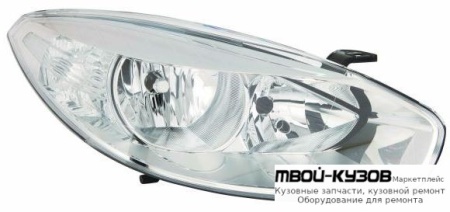ФАРА ПРАВАЯ СТОРОНА С КОРРЕКТОР (DEPO) для Renault FLUENCE (2010-)