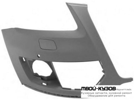 БОКОВИНА БАМПЕРА ПЕРЕДНИЙ ПРАВАЯ СТОРОНА С ОТВ ПОД ДАТЧИКИ (ТАЙВАНЬ) для Audi Q5 (2008-2017)