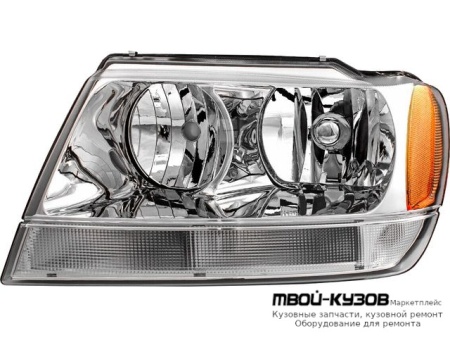 ФАРА ЛЕВАЯ СТОРОНА (DEPO) для Jeep GRAND CHEROKEE (1999-2005)