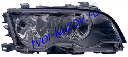 E46 КУПЕ ФАРА правая с КОРРЕКТОР ВНУТРИ черного цвета