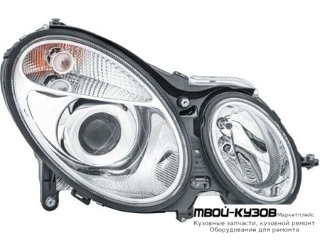 ФАРА ПРАВАЯ СТОРОНА С КОРРЕКТОР ЛИНЗОВАННАЯ (DEPO) для Mercedes W211 (07.2002-)
