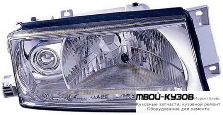ФАРА ПРАВАЯ СТОРОНА С ПРОТИВОТУМ С КОРРЕКТОР (DEPO) для Skoda OCTAVIA (04.1997 - 07.2000 08.2000-)