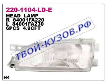 impreza фара правая 220-1104R-LD-E