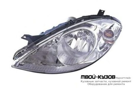 ФАРА ЛЕВАЯ СТОРОНА С КОРРЕКТОР (DEPO) для Mercedes W169 A-CLASS (2004-2011)