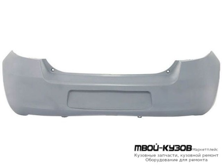 БАМПЕР ЗАДНИЙ ГРУНТ (ТАЙВАНЬ) для Toyota YARIS (08.2005-)