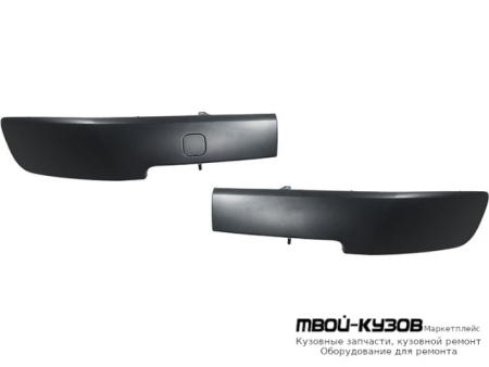 МОЛДИНГ БАМПЕРА ПЕРЕДНИЙ ЛЕВАЯ + ПРАВАЯ (КОМПЛЕКТ) (ИТАЛИЯ) для Renault MEGANE (2003-2007)