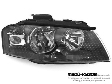 ФАРА ПРАВАЯ СТОРОНА ПОД КОРРЕКТОР (DEPO) для Audi A3 (09.2003 - 09.2005-)