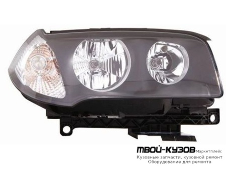 ФАРА ПРАВАЯ СТОРОНА С КОРРЕКТОР , ВНУТРИ ЧЁРНЫЙ (DEPO) для BMW E83 X3 (01.2004-)