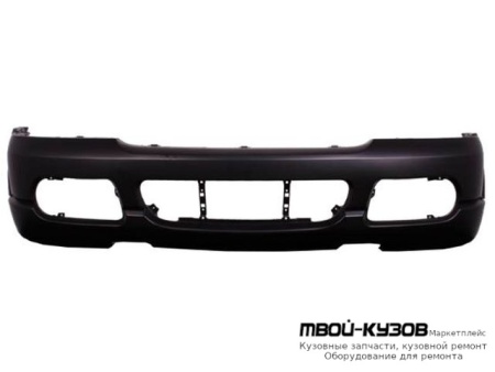 БАМПЕР ПЕРЕДНИЙ БЕЗ ОТВЕРСТИЙ ПОД ПРОТИВОТУМАННЫЕ ФАРЫ ГРУНТ (ТАЙВАНЬ) для Ford EXPLORER (2002-2005) (2006-2010)