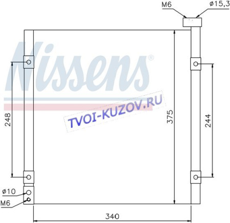 РАДИАТОР КОНДИЦИОНЕРА 96-00  - для HONDA CIVIC РАДИАТОР КОНДИЦИОНЕРА 96-00  - для HONDA CIVIC