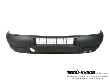 БАМПЕР ПЕРЕДНИЙ БЕЗ ОТВ П/ ПРОТИВОТУМ МАТОВО-СЕРЫЙ (ТАЙВАНЬ) для Iveco DAILY (1990 - 03.2000) (04.2000-)