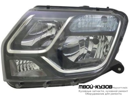 ФАРА ЛЕВАЯ СТОРОНА +/- ПОД КОРРЕКТОР (КИТАЙ) для Renault DUSTER (2010-)