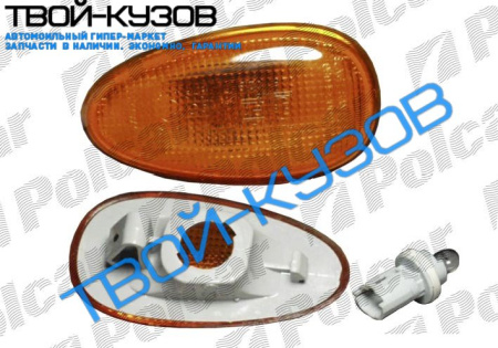 LANOS ПОВТОРИТЕЛЬ НА КРЫЛО L=R ЖЕЛТЫЙ