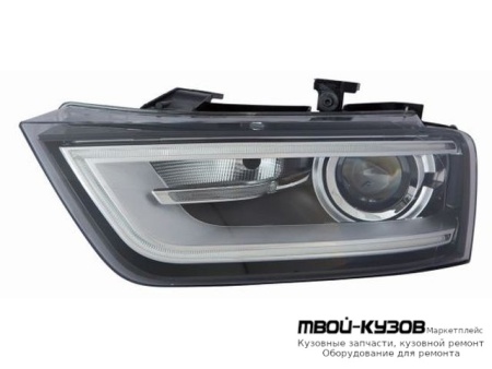 ФАРА ЛЕВАЯ СТОРОНА ЛИНЗОВАННАЯ , С КОРРЕКТОР , (КСЕНОН) (DEPO) для Audi Q3 (2011-)