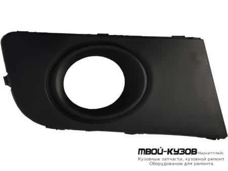 РЕШЕТКА БАМПЕРА ПЕРЕДНИЙ ПРАВАЯ СТОРОНА С ОТВЕРСТИЯМИ ПОД ПРОТИВОТУМАННЫЕ ФАРЫ (АРГЕНТИНА) для Volkswagen AMAROK (2010-)