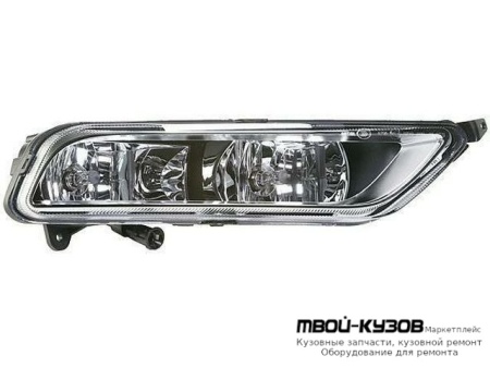 ФАРА ПРОТИВОТУМАННАЯ ПРАВАЯ СТОРОНА С ПОДСВЕТ ПОВОРОТ (DEPO) для Volkswagen PASSAT B7 (2011-)