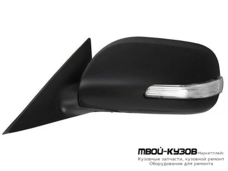 ЗЕРКАЛО ЛЕВАЯ СТОРОНА ТЮНИНГ ЭЛЕКТР БЕЗ ПОДОГРЕВОМ , АВТОСКЛАДЫВ С УКАЗАТЕЛЬ ПОВОРОТА (convex) ( СМ. ФОТО !) (Тайвань) ГРУНТ для Toyota CAMRY V40 (01.2006-)
