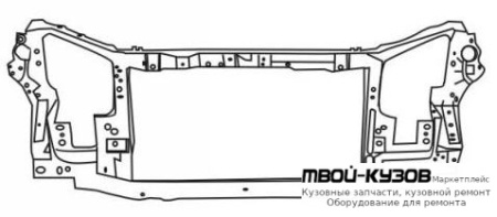 СУППОРТ РАДИАТОРА (ТАЙВАНЬ) для Mazda PREMACY (1999-)