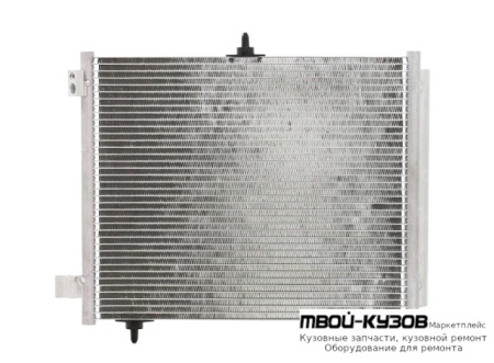 C3 {C2 06-/ 207 06-} КОНДЕНСАТОР КОНДИЦИОНЕРА (см.каталог) для Citroen C2 (10.2003-), Citroen C3 (05.2002 - 10.2005) (11.2005-), Peugeot 207 (2005-)