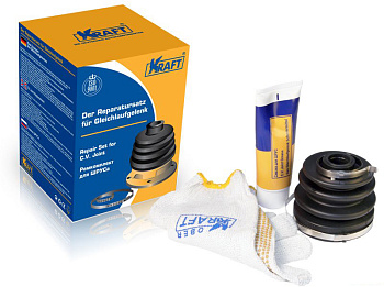 Пыльник привода внутреннего ВАЗ-2108 (KRAFT) (хомуты+смазка)